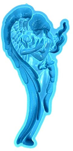 NRVTRE Silikon Wanddekorationsform Handgefertigte Engelsbaby Harzform FüR DIY FlüGel Wanddekoration Wohnzimmer Ornament Ton EngelsflüGel Form Gips EngelsflüGel Form