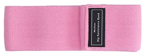 Yuecoom Pinke Hüft-Widerstandsbänder, Stoff-Widerstandsbänder Zum Trainieren, Rutschfester Innerer Abriebwiderstand, Leichte Unisex-Widerstandsbänder Für Anfänger Für Wadenbeine