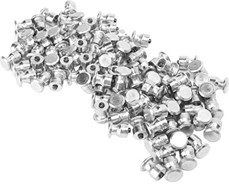 Marrkey 22,8 Mm Hartmetall-Reifenspikes – 100er-Packung, Verbessern die Rutschfestigkeit, Anwendbar auf Lader, Traktoren, SUVs, Geländefahrzeuge, und zu