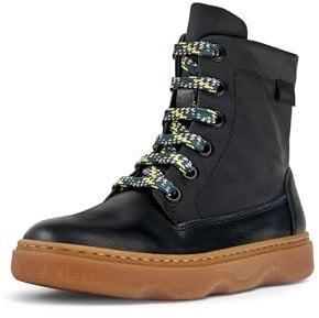 Camper Kiddo K900363, Botín con Cordones, Verde Oscuro 004, 38 EU