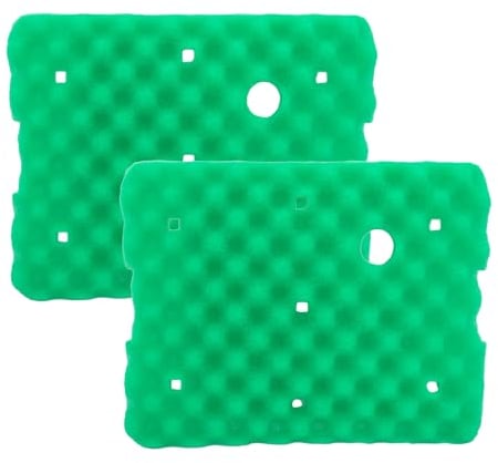 Pisces 2 Pack Ecomax Compatible Replacement Foam for Hozelock Ecomax/Ecopower + Pond Filters