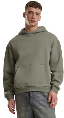 Urban Classics Fluffy Hoody 5XL paleolive