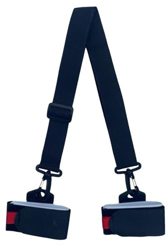 Skigurte zum Tragen, Snowboard-Bindungsgurte, Verstellbarer Snowboard-Schultergurt, Dicker und weicher Schultergurt Sorgen für Komfort, reduzieren den Verschleiß Ihrer Ausrüstung. 11 cm zum Tragen