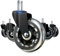 Office Chair Wheels Replacement, Set of 5 Heavy Duty Rubber Casters for All Floors, Gaming Chair Wheels for Office/Home, 11x22mm
