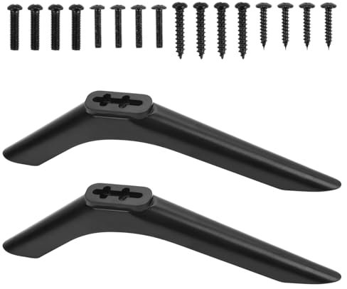 Patas TV Universal para TCL Soporte TV con Tornillos y Almohadillas Antideslizantes Base Tele Repuesto en Material ABS para televisores de 32 a 55 Pulgadas Distancia Separación es de 13-30 MM