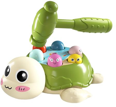 Huehkir Whack Mole Game für Kinder, Whack Mole Games Toys | Turtle Hammering Toys - Entwicklung interaktives Lernen süßes Whack Maulwurfsspiel für Kinder im Vorschulkinder Baby Mädchen