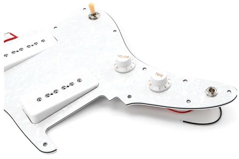 Pickguard und Tremoloabdeckung Set P90 E-Gitarren-Tonabnehmerhals PAF Humbucker