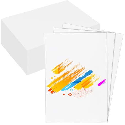 MUNGHOK 200 Blatt Weiß Kartonpapier A4 Druckerpapier, 230g/m² Weißer Dickes Papier A4 zum Drucken, Zeichenkarton weiß Tonpapier Bastelkarton für Einladungen, DIY-Karten, Aquarellieren