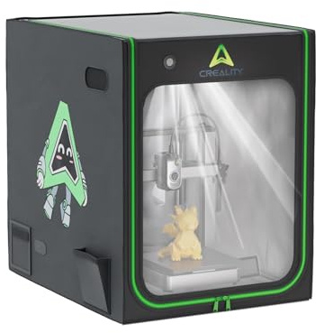Creality 3D Drucker Gehäuse mit LED Beleuchtung, Feuerfeste, Staubdichte Schutzhülle mit Konstanter Temperatur, 520x600x720 mm 3D Drucker Abdeckung für Creality Hi/Ender 3 V3 SE/KE/Ender 3/3V2/3S1