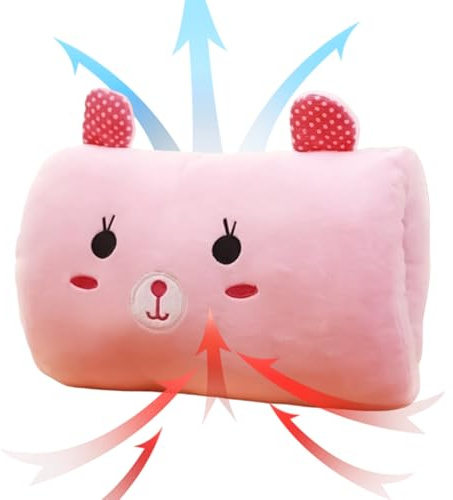 Plüsch-Handkissen, Hasenform, Warmer Plüsch-Handmuff | Nickerchenkissen – für Kinder, Reisen, Winter, Schule, Zuhause, kaltes Wetter, Outdoor-Aktivitäten