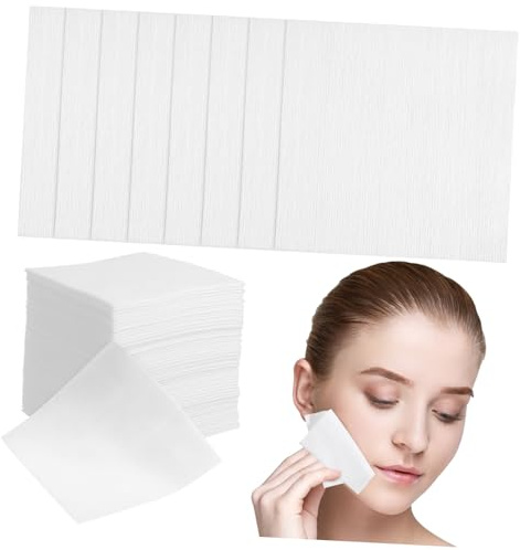 POPETPOP Einweg und Weißem Material aus Vliesstoff 400 Make Up Entferner Pads Stück mit Tiefenwirksamer Reinigung für Sanfte Abschminkpflege für Hautreinigung