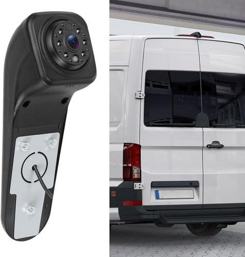 CAMECHO Bremsleuchte Rückfahrkamera HD Nachtsicht IP67 Wasserdichter Kamera für Volkswagen Crafter 2017 Dritte Bremslicht mit Weitwinkel 140°, 12V, 10M kabelgebundene