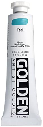 Pro-Art Golden Heavy Body Acrylfarbe, 57 ml, Blaugrün