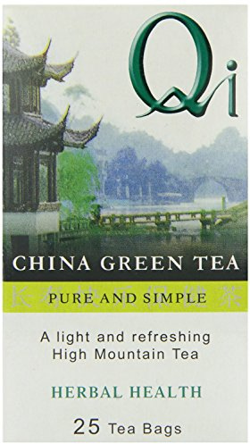 QI HERBAL HEALTH Pure & Simple Green Tea 25bags (PACK OF 1)