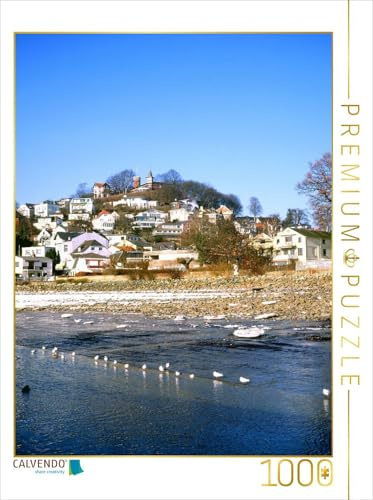 CALVENDO Puzzle Blick auf den Süllberg in Blankenese | 1000 Teile Lege-Größe 48 x 64 cm Foto-Puzzle für glückliche Stunden