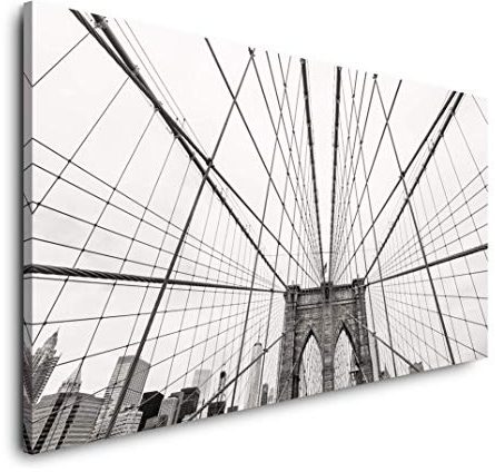 Paul Sinus Art 120x60cm New York City Skyline Panorama Leinwand Bild XXL Format Wohnzimmer Deko Kunstdrucke