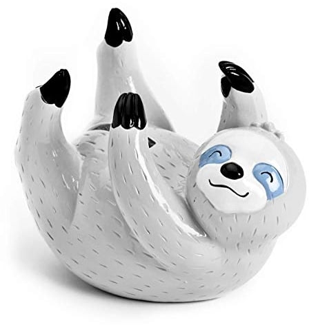 Mousehouse Gifts - Kinder Spardose - Faultier-Design - Geschenk für Mädchen & Jungen - Grau