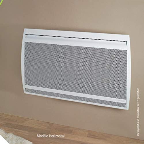 atlantic 612613 - radiatore radiante - Atlantic abelia rc14d - 500w - orizzontale - bianco
