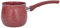 Casserole à Lait, Casserole Antiadhésive de 10 Cm de Diamètre avec Becs Verseurs Casserole en Alliage D'aluminium émaillée à L'intérieur du Revêtement Petite Marmite à Soupe avec(rouge)