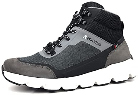 Rieker Boot - Grau/Multicolor Synthetik 41 EU