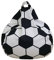 Highdi Pouf Chambre Ado sans Remplissage - Enfants & Adulte Peluche Sac Haricots Bean Bag Pouf Géant Rangement Chambre Enfant Fauteuil Gaming Garcon (80x90cm,Football)