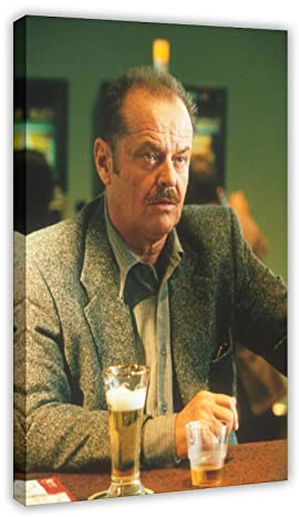 FISH DRAGATE Jack Nicholson 5 Leinwand-Poster, Schlafzimmer, Dekoration, Sport, Landschaft, Büro, Raumdekoration, Geschenkrahmen, 60 x 90 cm