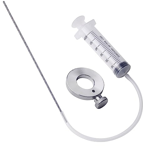 Motorcycle Fork Oil Level Tool Fork Oil Level Adjuster Fork Oil Tool Kit Fork Oil Tool Gauge Suspension Level Tuning Syringe Capacity 60ml Shock Adjuster with Adjustable Ring