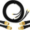 RP-SMA 2m Rallonge Antenne WiFi Cable Coaxial Double RPSMA Mâle à Femelle — câble d'extension dual HF240 (LMR 240 équivalent) etanche — pour Routeur WiFi Caméra IP Carte Réseau sans Fil Mini PCIE