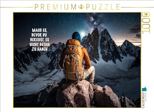 CALVENDO Puzzle EIN Motiv aus dem Kalender Motivation und Bergsteigen | 1000 Teile Lege-Größe 64 x 48 cm Foto-Puzzle für glückliche Stunden