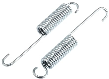 QUARKZMAN 2 Stück Motorrad Seitenständer Feder Silber Universal