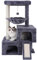 TWDEPART Cat Tree Tower for Indoor Cats, Activity Centre Cat Tower with Two Cat Condos Hammock and Scratching Posts, Grey…