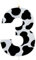 Metallic 3D Cow Birthday Candles, Zoo Number 3 Candle, Happy 3rd Birthday Candle for Cake, Farm Animal Cake Topper Decorations for Boys Girls Birthday Party Anniversary Celebration Supplies