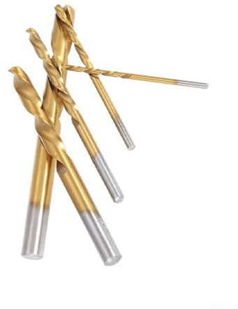 Juego de 10 brocas de mano izquierda con vástago recto, material HSS para mayor durabilidad y rendimiento