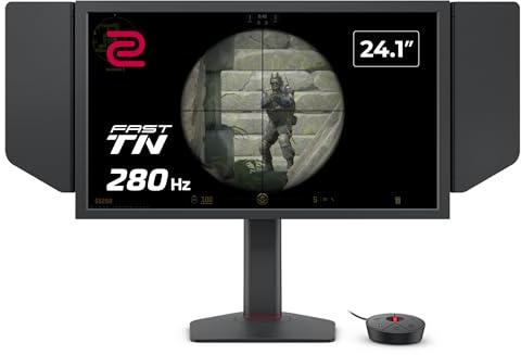 Monitor gaming e-sport BenQ ZOWIE XL2540X+ 24.1, 280 Hz, Full HD, nuovo pannello Fast TN, XL Setting to Share, regolazione in altezza con struttura solida, S Switch e calotta protettiva.