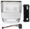FHCBUTAE Panneau Stéréo Kit De Tableau De Bord Autoradio 9 Pouces Cadre Audio Adaptateur GPS pour Peugeot 406 1995-2005(Silver Frame Cable)