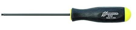 BONDHUS, BS3/32 BALLDRIVER HEX, 3/32, 10605