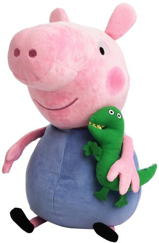 TY - Offiziell lizenziertes George Pig Schwein Spielzeug aus weichem Plüsch, Groß 42 cm