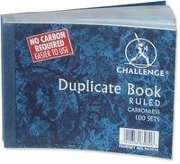Challenge Duplicate Book Carbonless Ruled 105x130mm Ref H63030 [Pack 5]