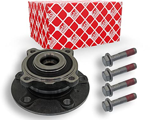 febi bilstein 21168 Radlagersatz mit Radnabe und Befestigungsschrauben, 1 | Kompatibel mit: BMW 7
