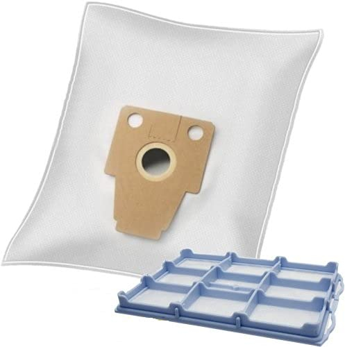 10 DeClean Staubsaugerbeutel + 1 Motorschutzfilter kompatibel mit Bosch Ergomaxx 2000W BSG82010/16