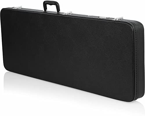Gator Cases Hartschalen-Holzkoffer für Fender Jaguar, Jazzmaster und Offset E-Gitarren (GWE-JAG), Schwarz