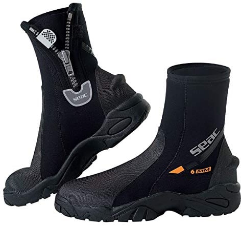 SEAC PRO HD, Neopren Füßling für Geräteflossen, schwarz, L