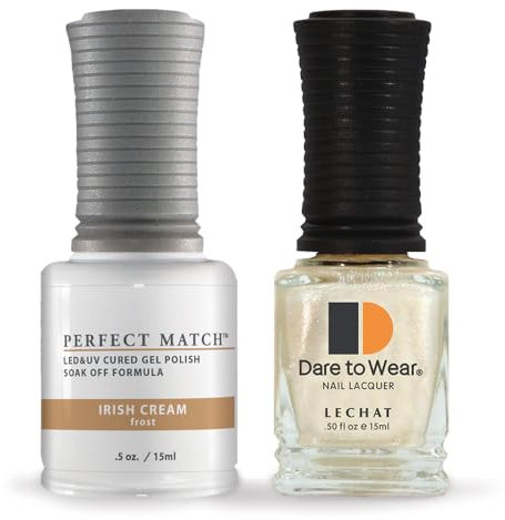 LeChat Perfect Match UV/LED Gel Polish 15 ml, Irish Cream - Pack of 2