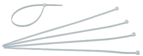 Kopp 356804091 Lot de 50 Serre-câbles Transparent 300 x 4,8 mm
