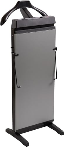 Corby 3300 Trouser Press for Creases, Wall Mounted or Freestanding Garment Press, UK Plug, Satin Chrome