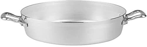 Pentole Agnelli FAMA640 Casseruola Bassa con Maniglie, Diametro 40 cm