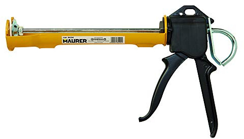 Maurer 84204 Pistola per Cartuccia Silicone Professionale, Multicolore