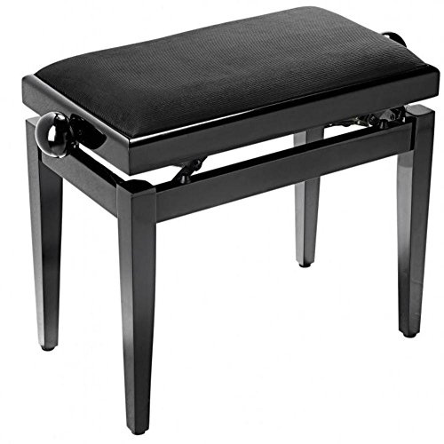 Stagg 25021249 PB39 BKP VBK High gloss Top PianoBench schwarz