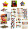 alles-meine.de GmbH 500 TLG. XXL Set: Sticker & Malblock - Cars - Lightning McQueen - 3-D Aufkleber & Normale - mit AusmalBlock - groß - Auto Fahrzeuge Car Autos - Mc Queen -..