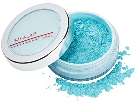 Impala - Türkisfarbener Puderlidschatten Nº 20 | Professioneller Lidschatten | Glatte, natürliche Deckkraft | Einfache Anwendung | Erhältlich in einer mehrfarbigen Palette | 1,2 g